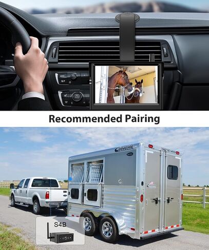AUTO-VOX T3 Bendable Car Mount for Backup Camera: Safe View, 360° Flexible Adjust Monitor, 2 Min Easy Install,Strong Adhesion, No Trace Left, Fits Solar 3A Plus / S4B / Solar5 / WF1 Screen in Saudi Arabia