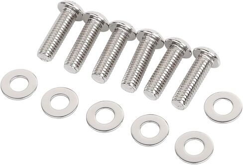 6pcs الفولاذ المقاوم للصدأ الفولاذ المقاوم المقاوم للصدأ غسالات غسولات غسالات هارلي تراث Softail كلاسيكي FLSTC 2007-UP in Kuwait