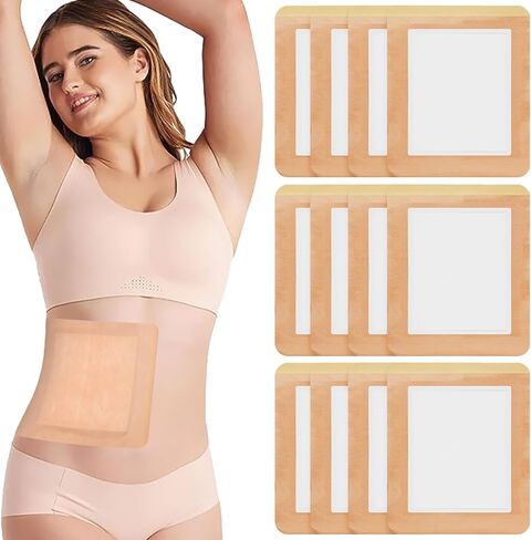 20pcs castor oil pack wrap للكبد ، المعدة ، زر البطن | 8.7 "*7.9" منصات القطن العضوية | بقع لامعة للغاية للتصرف في الذات | لا غسل ، 100 ٪ خالية من التسرب (زيت غير متضمن) الولايات المتحدة حاصلة على براءة اختراع in Kuwait