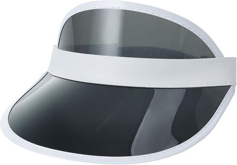 شمس القبعة قبعة النساء رجال ، أقنعة البوكر البلاستيكية الصافية ، تنس بيتش الرياضة قبعة شمسية القبعة دراجة الشمس in Kuwait