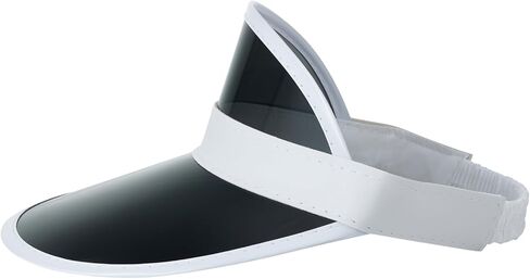 شمس القبعة قبعة النساء رجال ، أقنعة البوكر البلاستيكية الصافية ، تنس بيتش الرياضة قبعة شمسية القبعة دراجة الشمس in Kuwait