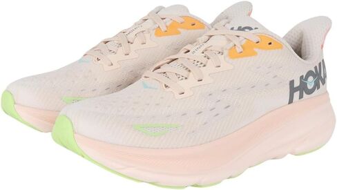 Hoka One One Clifton 9 1127896-BSW Textile Womens Trainers - Blanc De Blanc Swim Day - 10.5 US in Saudi Arabia
