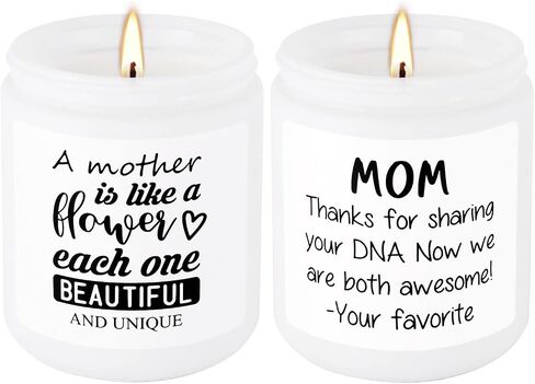 2 Pack Sleep Scented Candles, Sweet Dream with Lavender, Geranium and Patchouli, and Deep Sleep with Lavender, Chamomile and ylang-ylang Scented Candle, Long Burn Time, Perfect Home Gifts in Kuwait