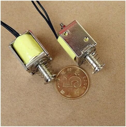 DC 12V 9MM Stroke DC Solenoid Electromagnet Push من خلال النوع المغناطيسي DS-0520S للأسرة in Saudi Arabia