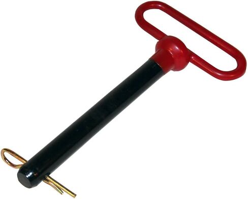 AgraLink 2 PCS 7/8 inch Red Handle Forged Hitch Pin Hitch Pin Accessories for Tractors, Towing RV, Truck, Boat, Car, Clevis pin 7/8 x 6-1/2 inch with Handle in Saudi Arabia