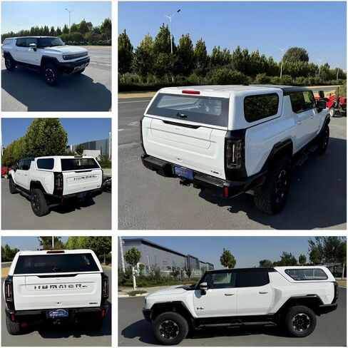 Truck Bed Cover for GMC Hummer EV 2022-2025 Tonneau Cover, Truck Bed Canopy with Lock, Truck Bed Topper Camper Shell in Saudi Arabia
