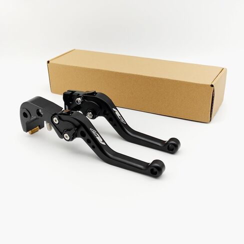 Adjustable Brake Clutch Levers for Yamaha YZF-R7 2021-2025 6 Colors Matte Finish Long Short Handle Motorcycle Upgrade Accessories (Black, Short Lever) in Kuwait