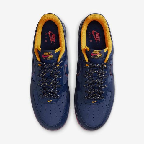 Nike Air Force 1 '07 LV8 أحذية الرجال (HV5752-410 ، Midnight Navy/Light Crimson/University Gold/Blue Void) in Saudi Arabia