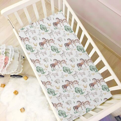 Garbage Trucks Car Crib Sheets Soft Breathable Fitted Baby Crib Sheets Mattress Cover for Girl Boys, 52" x 28" x 9" in Kuwait