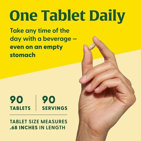 Megafood Men's 55+ واحد يوميًا - الفيتامينات المتعددة للرجال الذين يعانون من فيتامين B12 و C و D&ZINC - مكملات الدعم الأمثل للشيخوخة والمناعة - نباتي - مصنوع بدون 9 مسببات من المواد الغذائية - 120 علامات تبويب in Kuwait