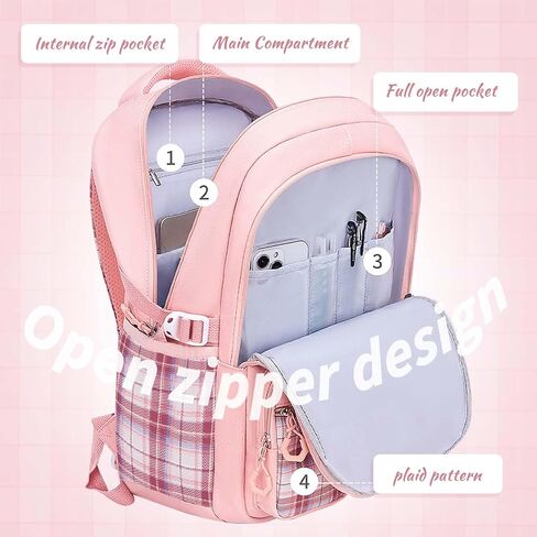 Girls Backpack, School Backpacks Rainbow Student Backpa,Kawaii Kids Backpack,Book Bag for Elementary Primary School in Saudi Arabia