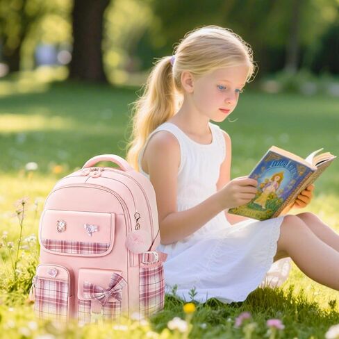 Girls Backpack, School Backpacks Rainbow Student Backpa,Kawaii Kids Backpack,Book Bag for Elementary Primary School in Saudi Arabia