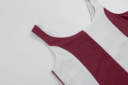 Chartou Women Summer Summerless Linen Dress Dress Contraving Color Maxi Long Beach Vacation Tank Dress in Saudi Arabia