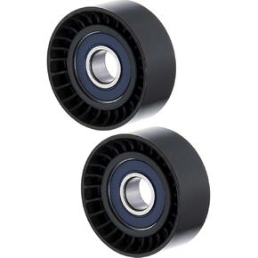 Upper Lower Accessory Drive Belt Idler Pulley for Porsche Cayenne 2013-2016 for Audi Q7 2009-2016 for Volkswagen Touareg 2009-2015 2 x Replacement 95510211921, 059903341H, 95510211920 in Saudi Arabia