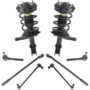 8pc مجموعة التوجيه والتعليق Strut & Spring Assemblies end end end end tie قضبان مُغلفة محمية أو مختومة لـ Concorde 1998-2004 لـ Intrepid 1998-2004 for LHS 1999-2001 for 300m 1999-2004 in Saudi Arabia
