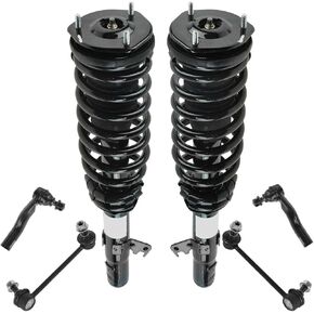 6pc Steering & Suspension Kit Strut & Spring Assembly Tie Rods End Links for Mazda for 6 2003-2008 Front Left Right 223-9541 in Kuwait