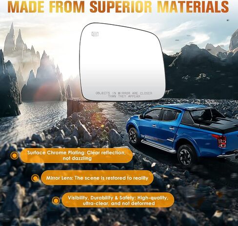 ركاب الجانب الأيمن من الزجاج المدفأ مرآة نوبات ل Dodge Durango Jeep Grand Cherokee 2011-2019 استبدال 68082636AB 68082632AB 68082640AB in Saudi Arabia