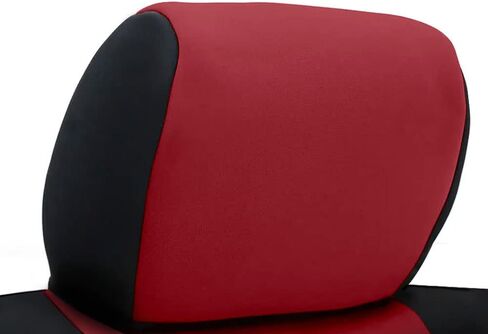 CarsCover Custom Fit 2017-2019 Dodge Ram 1500 2500 3500 Pickup Truck Neoprene Car Front Seat Covers Red Rose & Black Sides Driver & Passenger Cover in Saudi Arabia