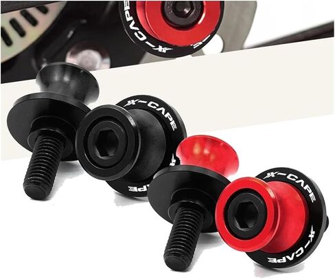 متوافق مع Morini Xcape X Cape X-Cape 650 650X دراجة نارية Swingarm Slider Slider Slider Slider Slider Slider Slider (اللون: RD) in Saudi Arabia