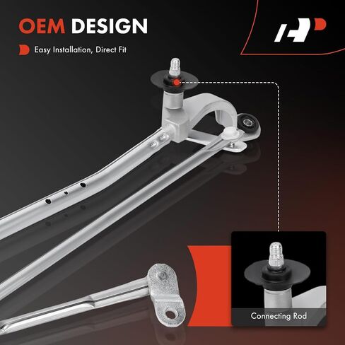 A-Premium Front Windshield Wiper Linkage متوافق مع Nissan NV200 2013 2014 2015 2015 2017 in Kuwait