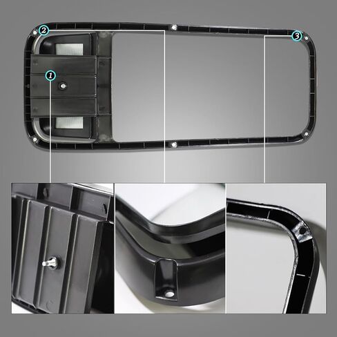Mirror Glass for Kenworth T660 T600 T370 Defrost Heated Upper Mirror Glass for Kenworth T660 T600 T370 Replacement Driver/Left & Passenger/Right Universal Side in Saudi Arabia