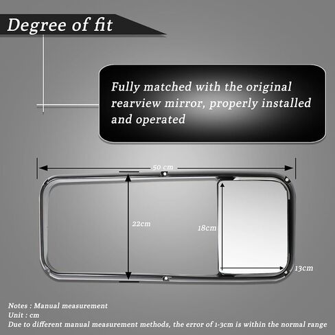 Mirror Glass for Kenworth T660 T600 T370 Defrost Heated Upper Mirror Glass for Kenworth T660 T600 T370 Replacement Driver/Left & Passenger/Right Universal Side in Saudi Arabia