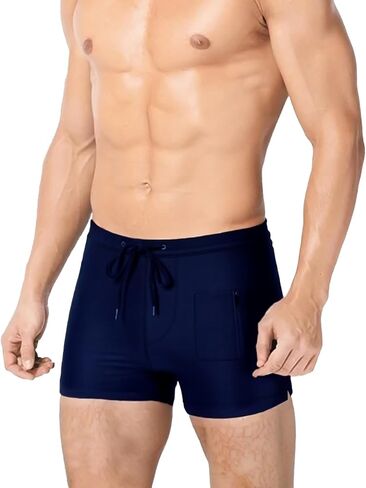 Men's Swim Shorts with Zippered Pockets,Men's Swim Trunks with high Elasticity in Saudi Arabia