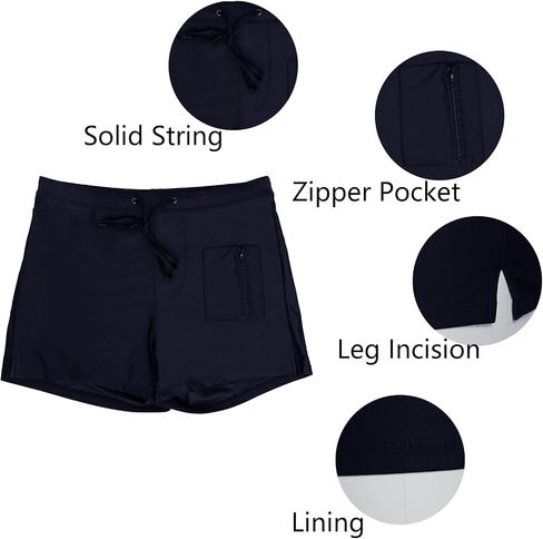 Men's Swim Shorts with Zippered Pockets,Men's Swim Trunks with high Elasticity in Saudi Arabia