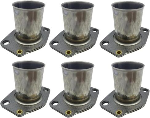 6 PCS عادم Mifold Sleeve 281-8261 FITs لمحرك CAT C15 C18 3516C 3406E الحفارة 395 390D 365C 385C in Saudi Arabia
