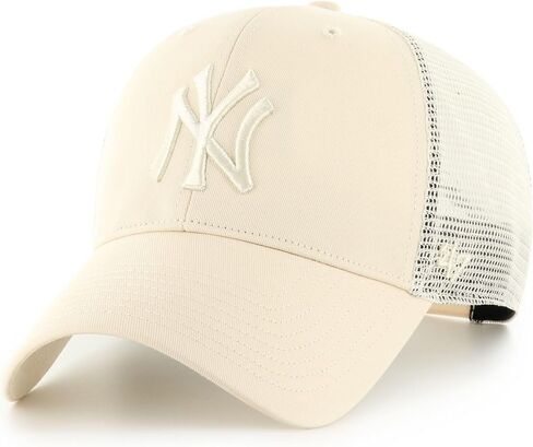 قبعة MLB New York Yankees Branson من العلامة التجارية 47 B-BRANS17CTP-NT، للجنسين، بيج in Kuwait