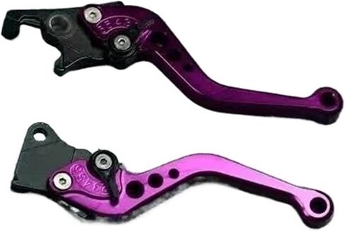 Motorcycle Brake Clutch Levers Universal Motorcycle Clutch Brake Handle Drum Rod Motorcycle Modification Parts Clutch Brake Lever Set(Red) in Saudi Arabia