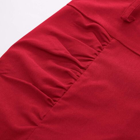 Belle Poque Women’s High Pherced Peplum Midi Pencil Skirt Trailts Business Business مع حزام in Saudi Arabia