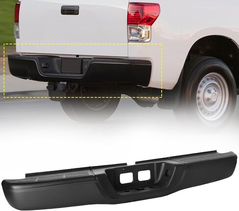 SUNHUA Rear Step Bumper Complete Assembly fit for 2000 2001 2002 2003 2004 2005 2006 Toyota Tundra, TO1103107, Steel Chrome in Saudi Arabia