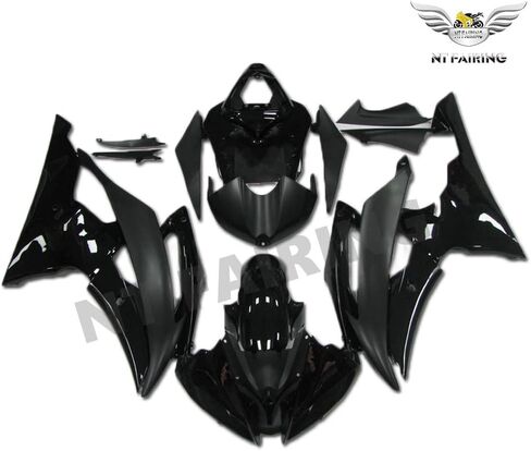 Fairing kit Fairings Bodywork Body Kit Plastic Bodyframe Injection Mold fit for Yamaha 2008-2016 08 09 10 11 12 13 14 15 16 yzf R6 Motorcycle ABS Aftermarket Glossy Black in Saudi Arabia