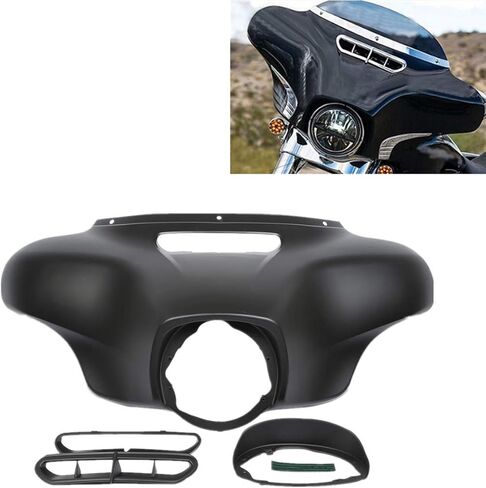TCT-Motorparts Gloss Black Batwing Inner Fairing Fit for Harley Touring Electra Glide Street Glide 2014-2023 in Kuwait