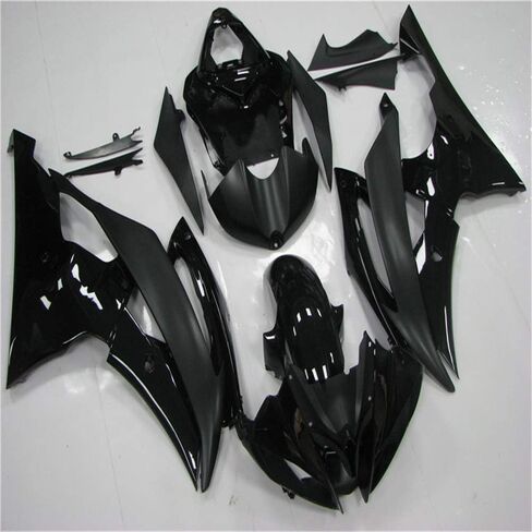 Fairing kit Fairings Bodywork Body Kit Plastic Bodyframe Injection Mold fit for Yamaha 2008-2016 08 09 10 11 12 13 14 15 16 yzf R6 Motorcycle ABS Aftermarket Glossy Black in Saudi Arabia