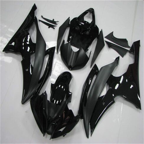 Fairing kit Fairings Bodywork Body Kit Plastic Bodyframe Injection Mold fit for Yamaha 2008-2016 08 09 10 11 12 13 14 15 16 yzf R6 Motorcycle ABS Aftermarket Glossy Black in Saudi Arabia