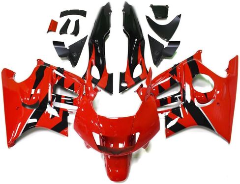 ABS Injection Full Fairing Kit Fit for Honda CBR600 F3 1997 1998 CBR600F3 97 98 Motorcycle Plastic Bodywork Body Frame Cowling Set - Red Black in Kuwait