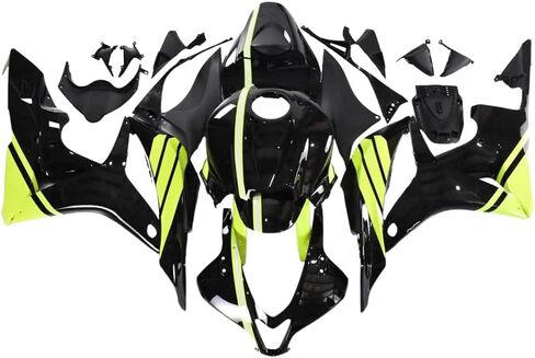 ABS Injection Full Fairing Kit Fit for Honda 2007 2008 CBR600RR 07 08 CBR 600RR F5 Potorycle Plastic Body Body Frame Set - Green Black in Kuwait