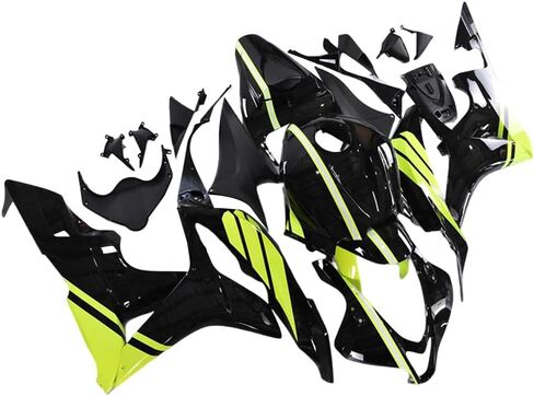 ABS Injection Full Fairing Kit Fit for Honda 2007 2008 CBR600RR 07 08 CBR 600RR F5 Potorycle Plastic Body Body Frame Set - Green Black in Kuwait