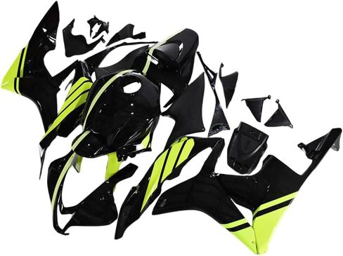 ABS Injection Full Fairing Kit Fit for Honda 2007 2008 CBR600RR 07 08 CBR 600RR F5 Potorycle Plastic Body Body Frame Set - Green Black in Kuwait
