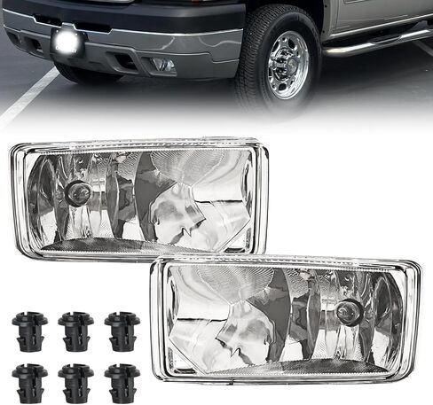 مجموعة أضواء الضباب متوافقة مع 2007-2015 Chevy Silverado ، Suburban ، Tahoe ، 2007-2013 Avalanche ، استبدال مصباح الضباب الشاحنات اليسرى والأيمن in Saudi Arabia