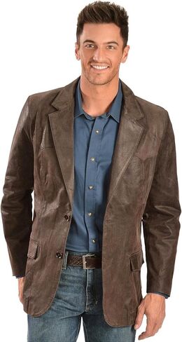 Scully Men's Western Leather Blazer - 602-63 in Saudi Arabia