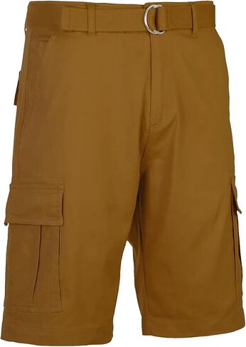 Galaxy by Harvic Cotton Flex Stretch Shorts مع حزام (أحجام ، 30-42) in Saudi Arabia