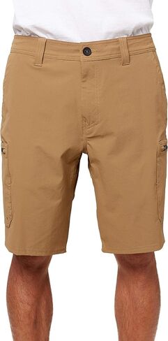 O'NEILL Mens Hybrid Series Fixed Waist 20 Inch Dark Khaki/Trvlr Cargo 32 in Saudi Arabia
