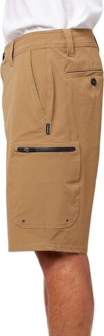 O'NEILL Mens Hybrid Series Fixed Waist 20 Inch Dark Khaki/Trvlr Cargo 32 in Saudi Arabia