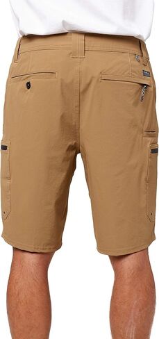 O'NEILL Mens Hybrid Series Fixed Waist 20 Inch Dark Khaki/Trvlr Cargo 32 in Saudi Arabia