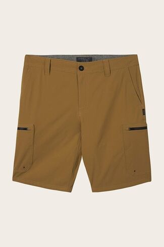 O'NEILL Mens Hybrid Series Fixed Waist 20 Inch Dark Khaki/Trvlr Cargo 32 in Saudi Arabia