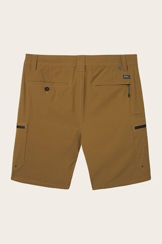 O'NEILL Mens Hybrid Series Fixed Waist 20 Inch Dark Khaki/Trvlr Cargo 32 in Saudi Arabia