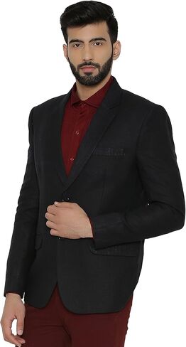 WINTAGE Men's Linen Blazer in Multiple Colors in Kuwait
